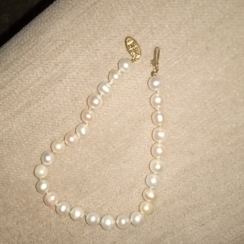 14K Pearl Bracelet